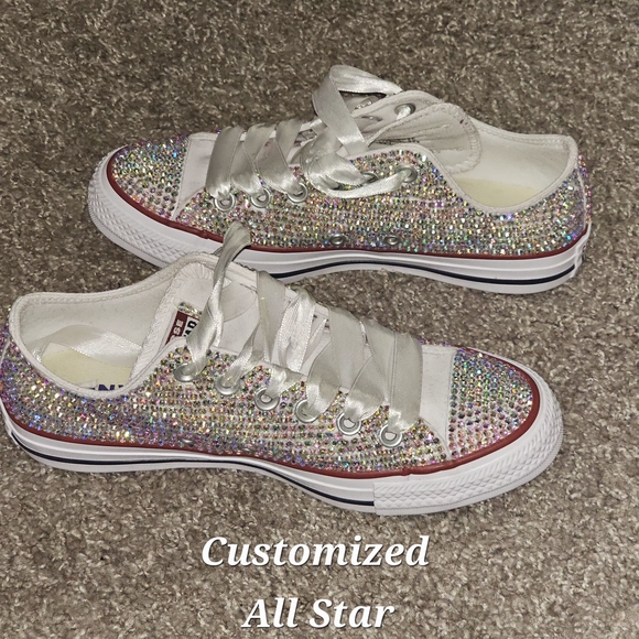 Customized Women\'s Shoes - Silver